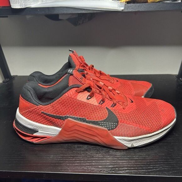 Nike Shoes Mens 12 Red Metcon 7 Chile Red Athletic Workout Running CZ8281-606 - Picture 1 of 10